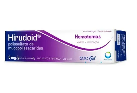 Hirudoid 500 Polissulfato de Mucopolissacarídeo Gel 40g