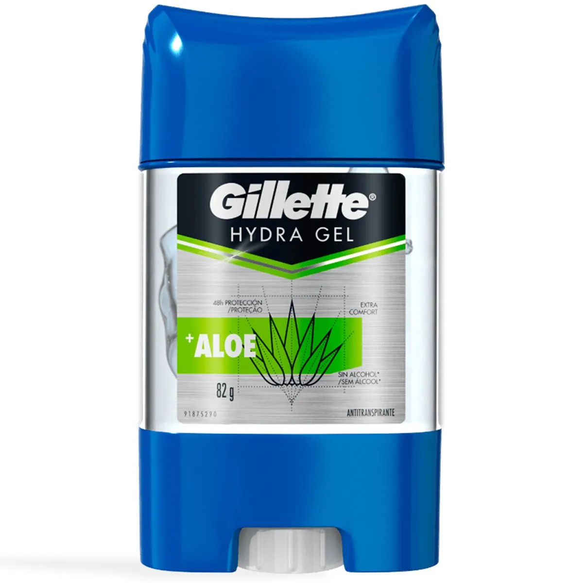 Desodorante Antitranspirante Aloe Gillette Hydra Gel 82g