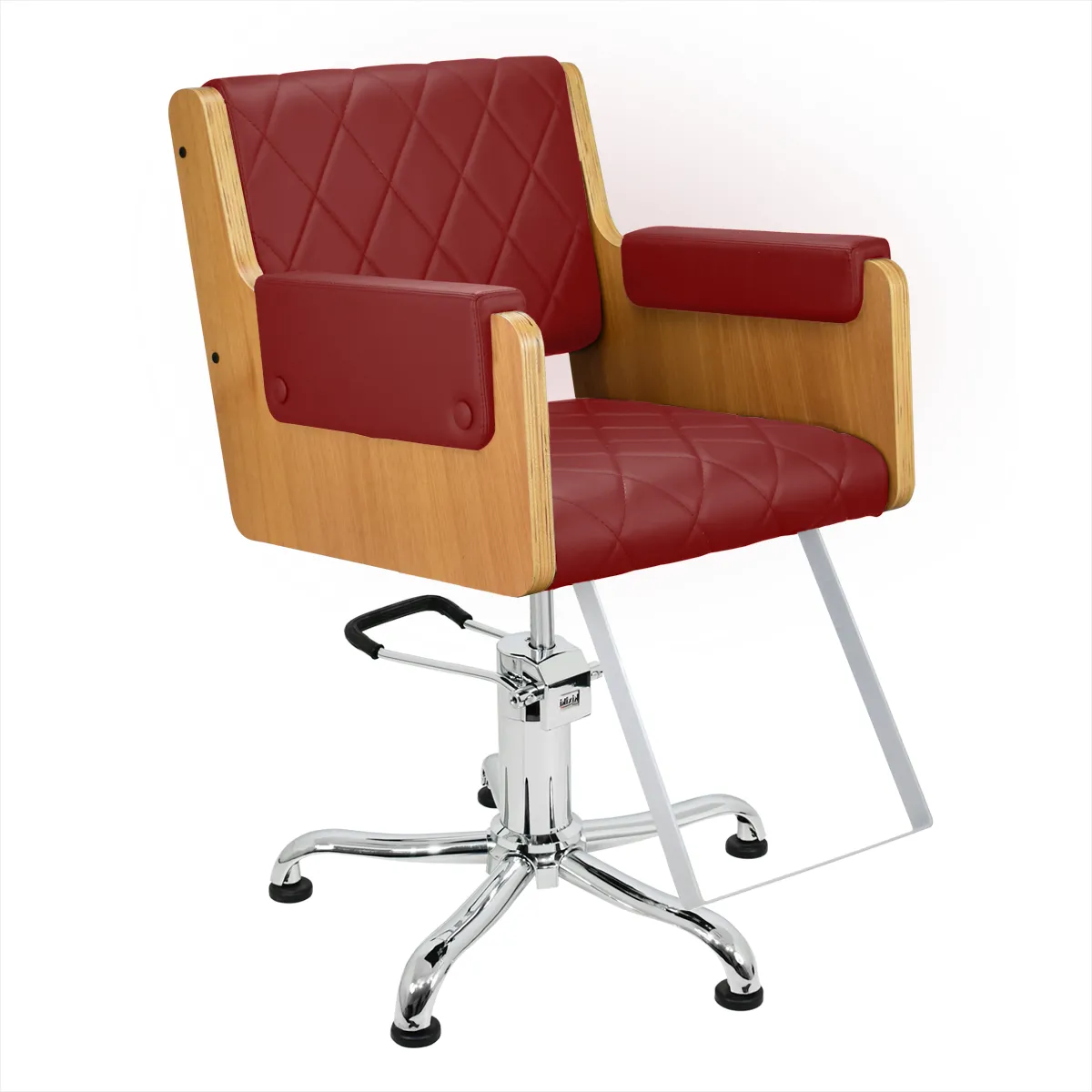 Cadeira  Ibiza Encosto Fixo Pentapé Kixiki Bordo