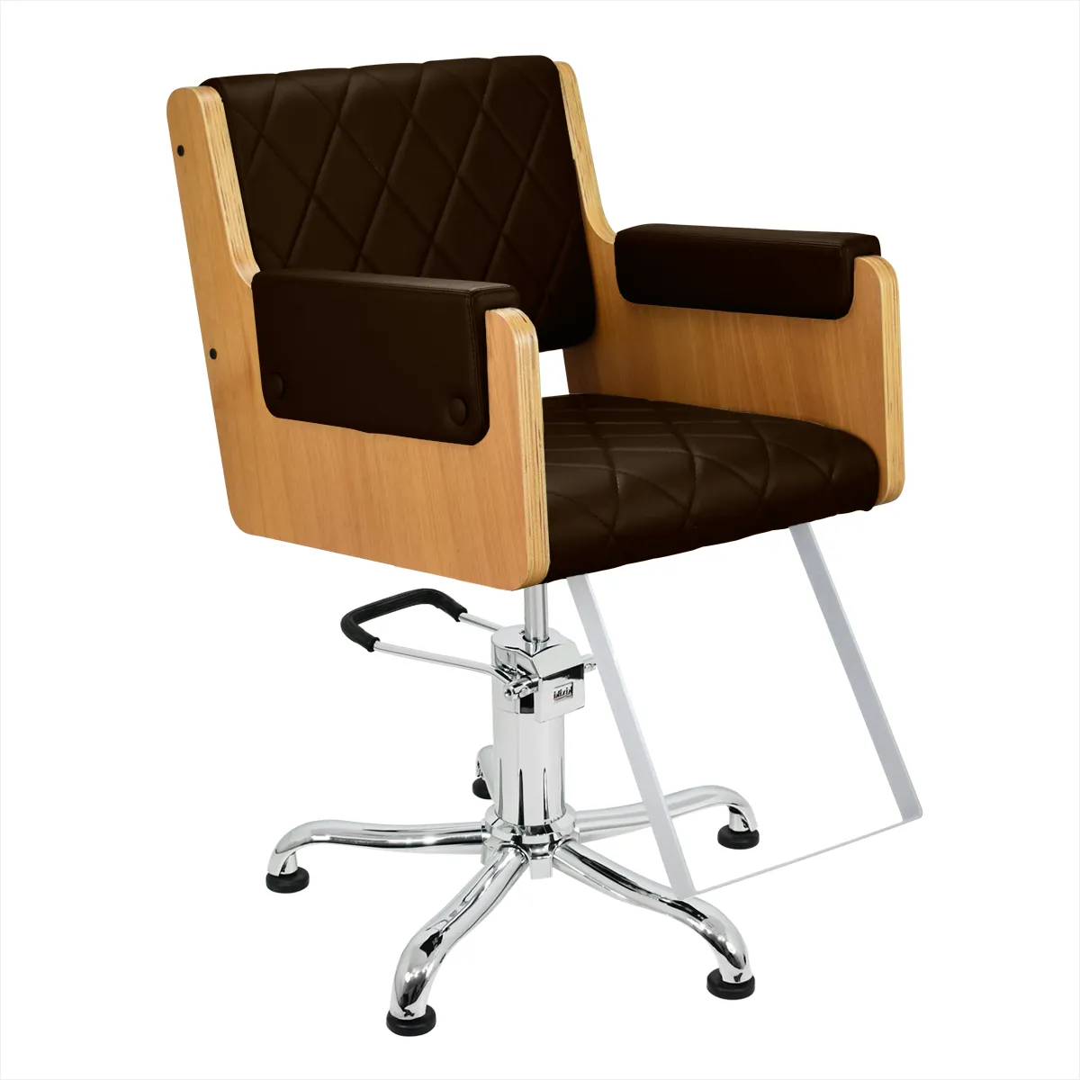 Cadeira  Ibiza Encosto Fixo Pentapé Kixiki Café Perol