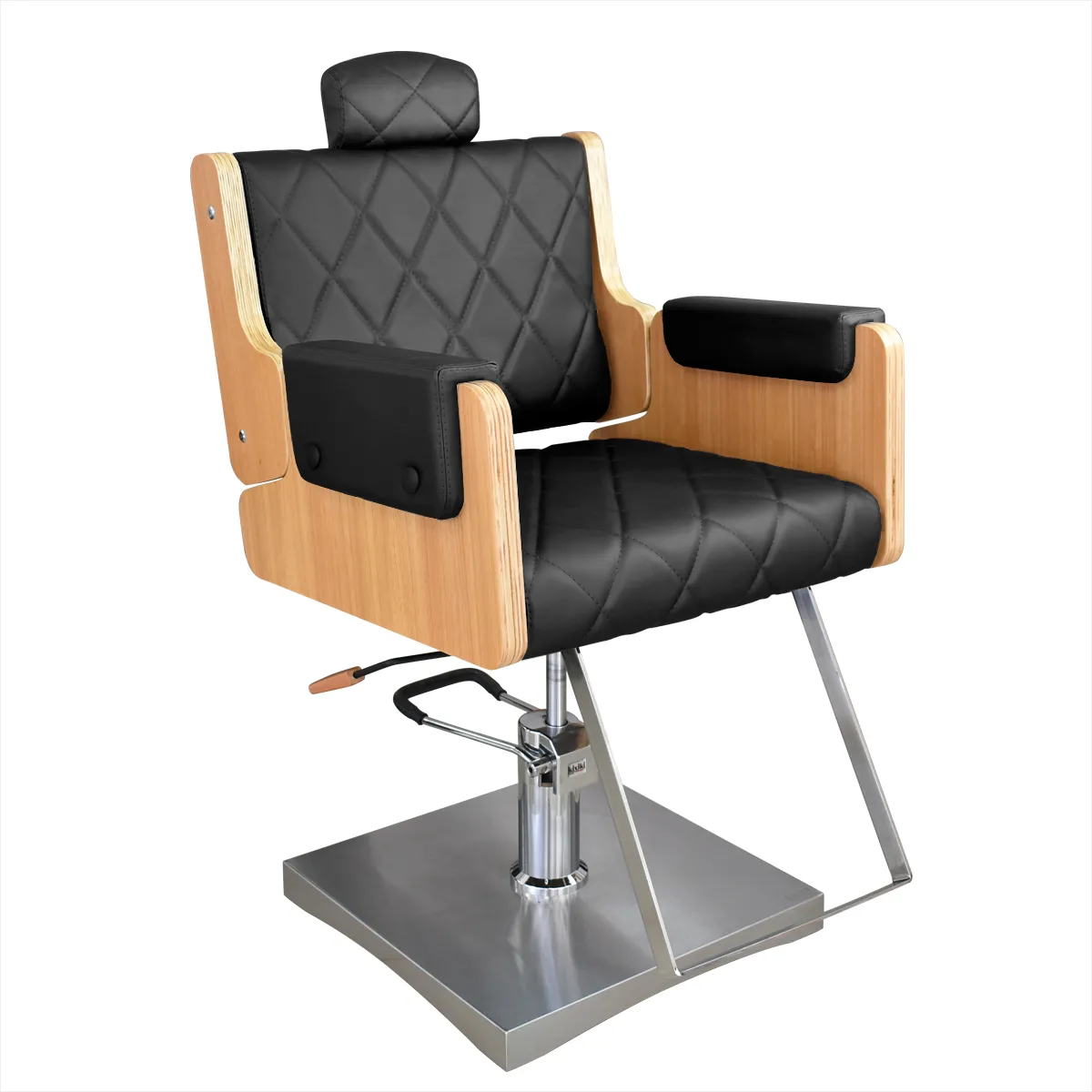 Cadeira Ibiza Encosto Reclinável Kixiki Preto