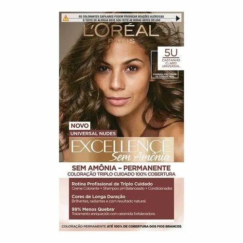 Tintura Excellence Sem Amônia 5U Castanho Claro Universal