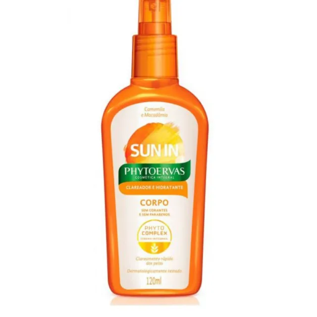 Clareador E Hidratante Corporal 120ml - Sun In 