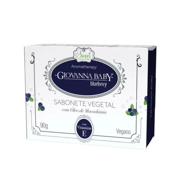 Sabonete Vegetal Blueberry 90g - Giovanna Baby