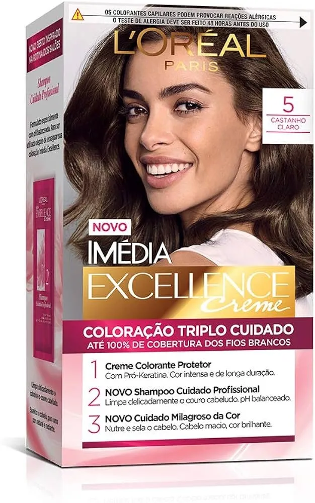 Imédia Coloração Excellence Castanho Claro 5
