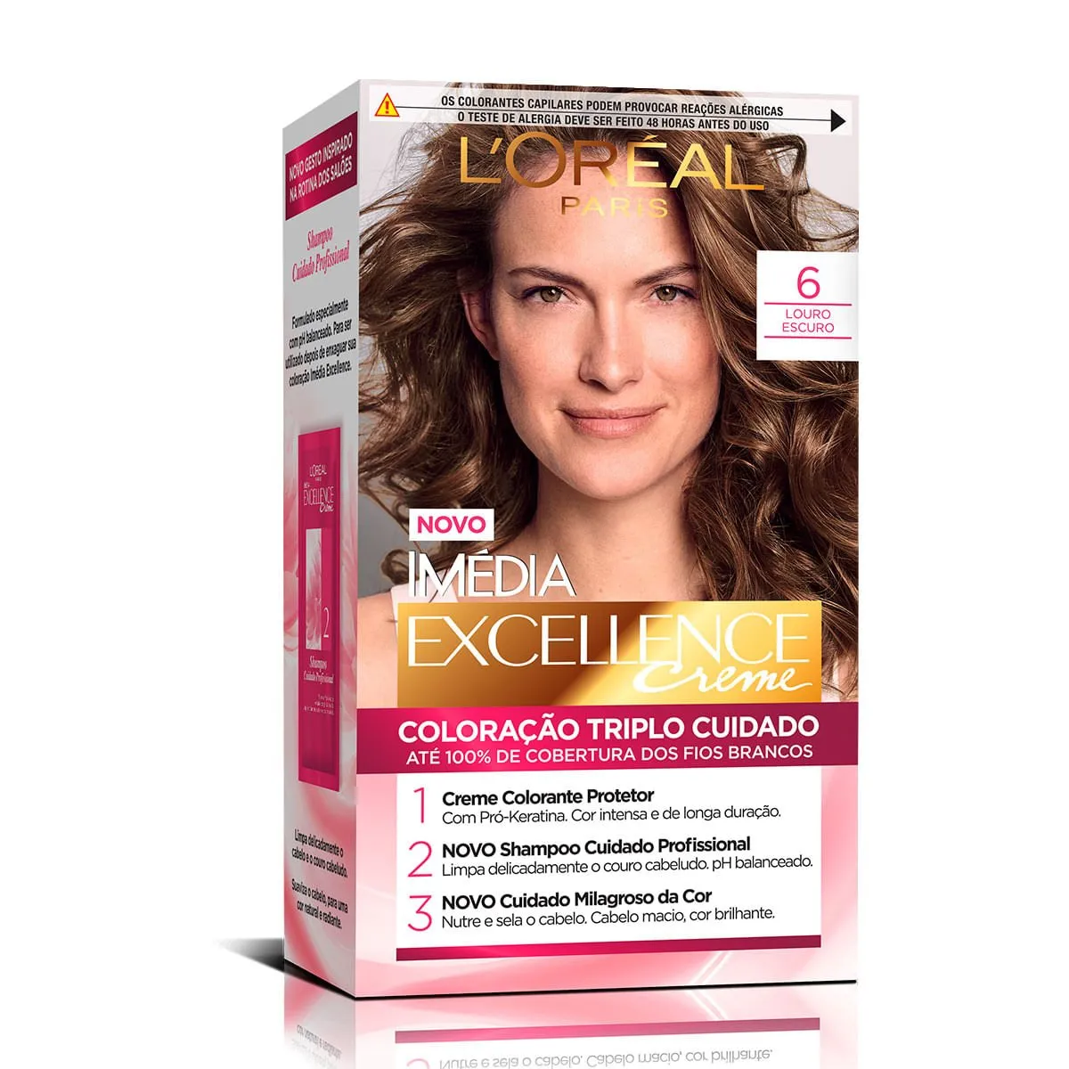 Imédia Coloração Excellence Creme Louro Escuro 6