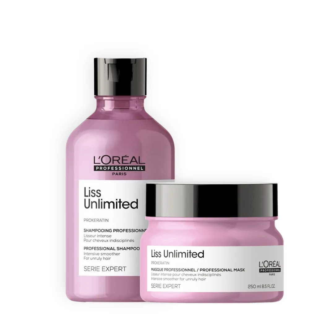Kit Loreal Liss Unlimited Antifrizz Duo | COmpre na Linda