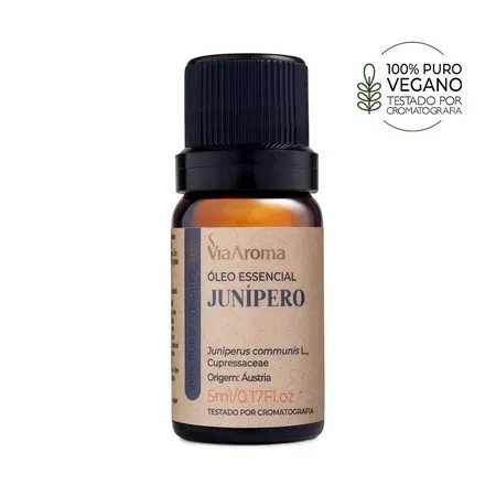Óleo Essencial de Junípero - Via Aroma - Frasco com 5ml