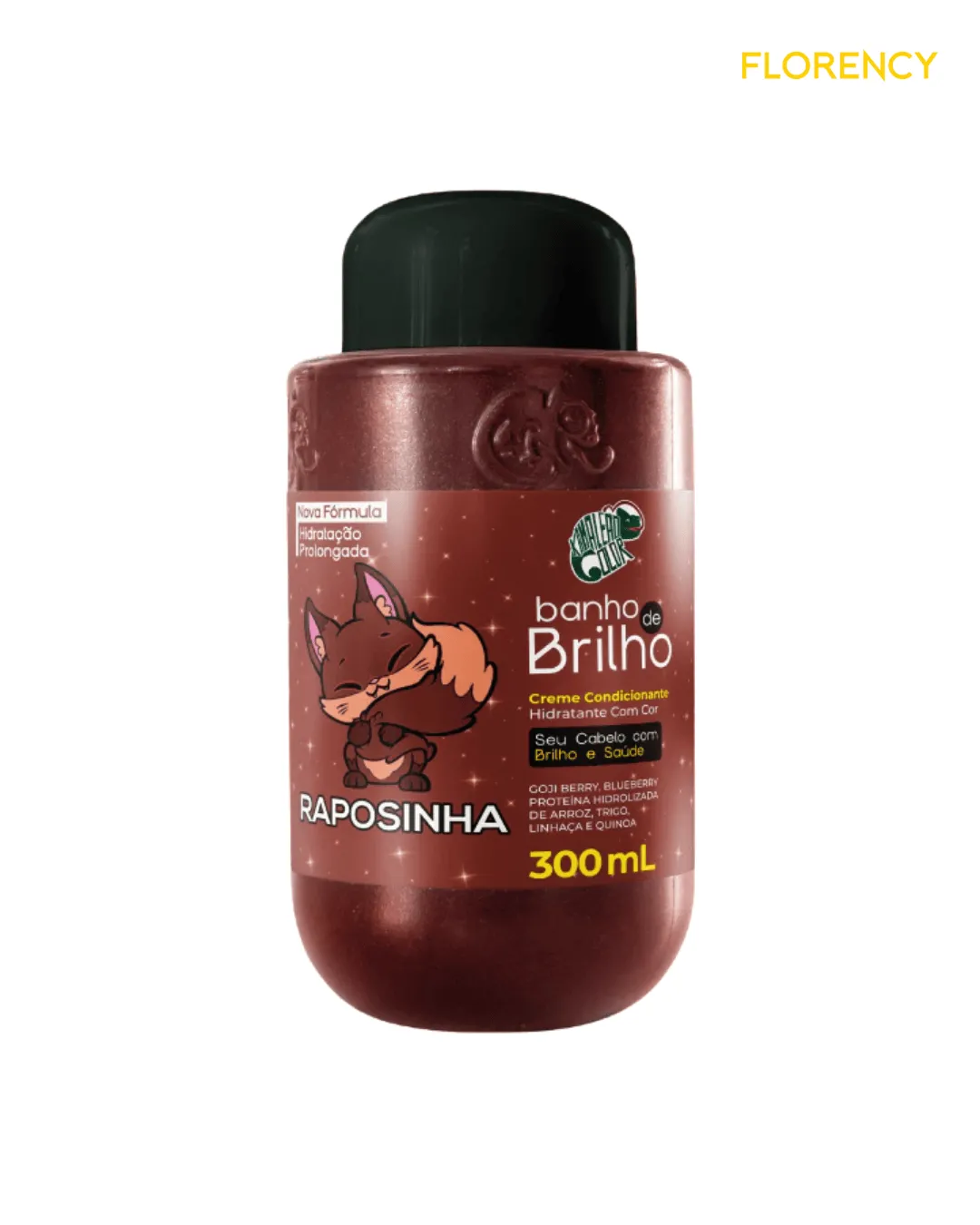 Kamaleão Raposinha Banho de Brilho 300ml