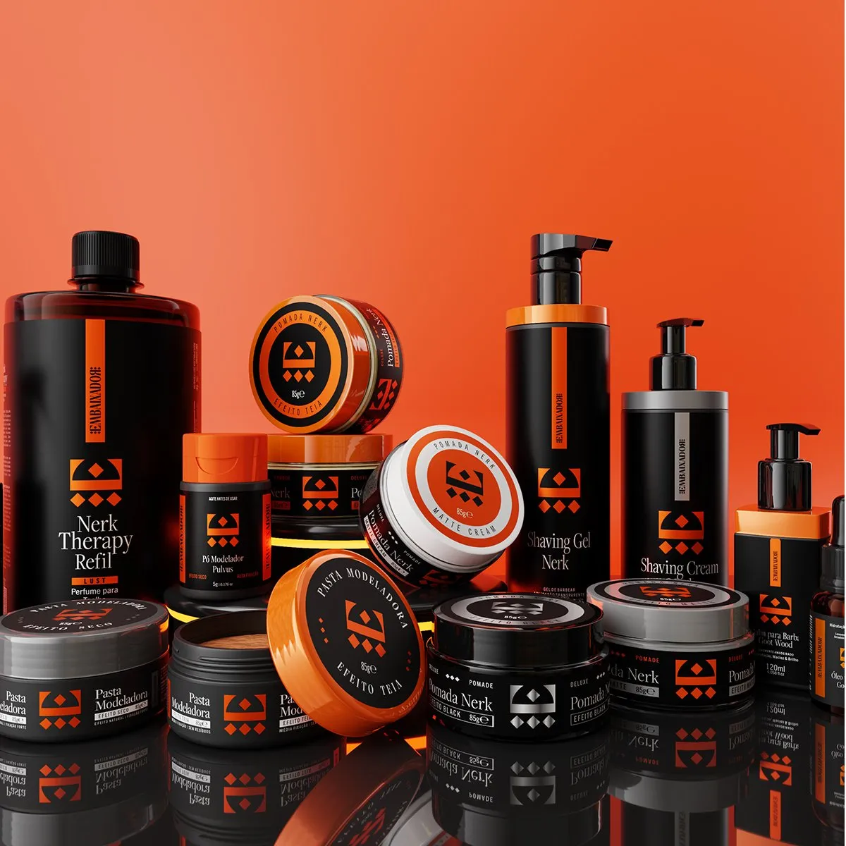 Combo Barba e Cabelo Embaixador com 12 Produtos