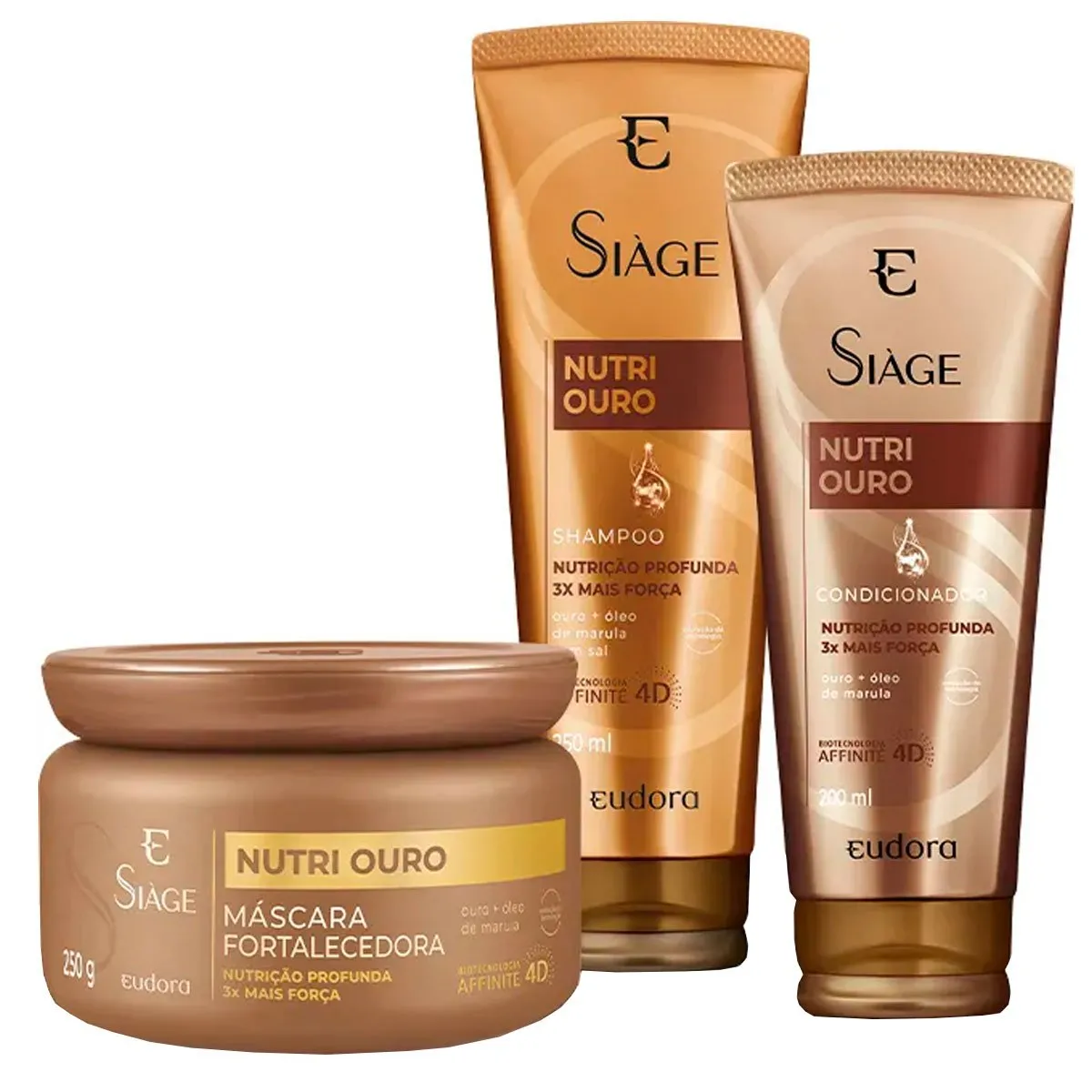 Kit Nutrição Profunda Siàge Nutri Ouro Eudora