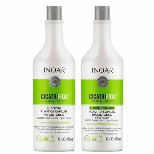 Kit Inoar Cicatrifios Shampoo 1l + Condicionador 1l