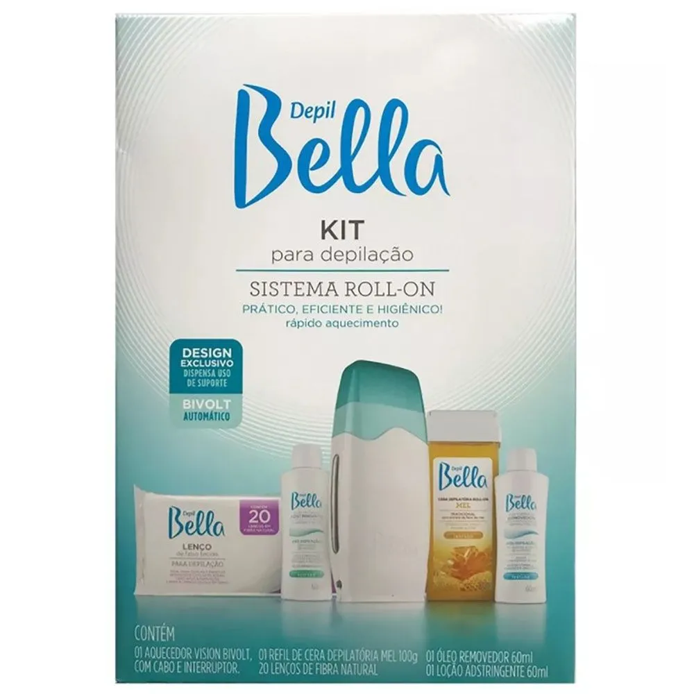Kit Para Depilação Depil Bella Sistema Roll- On Bivolt