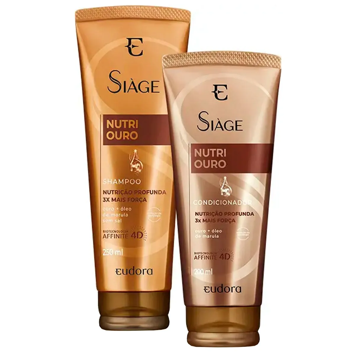 Kit Siàge Nutri Ouro Eudora Shampoo + Condicionador