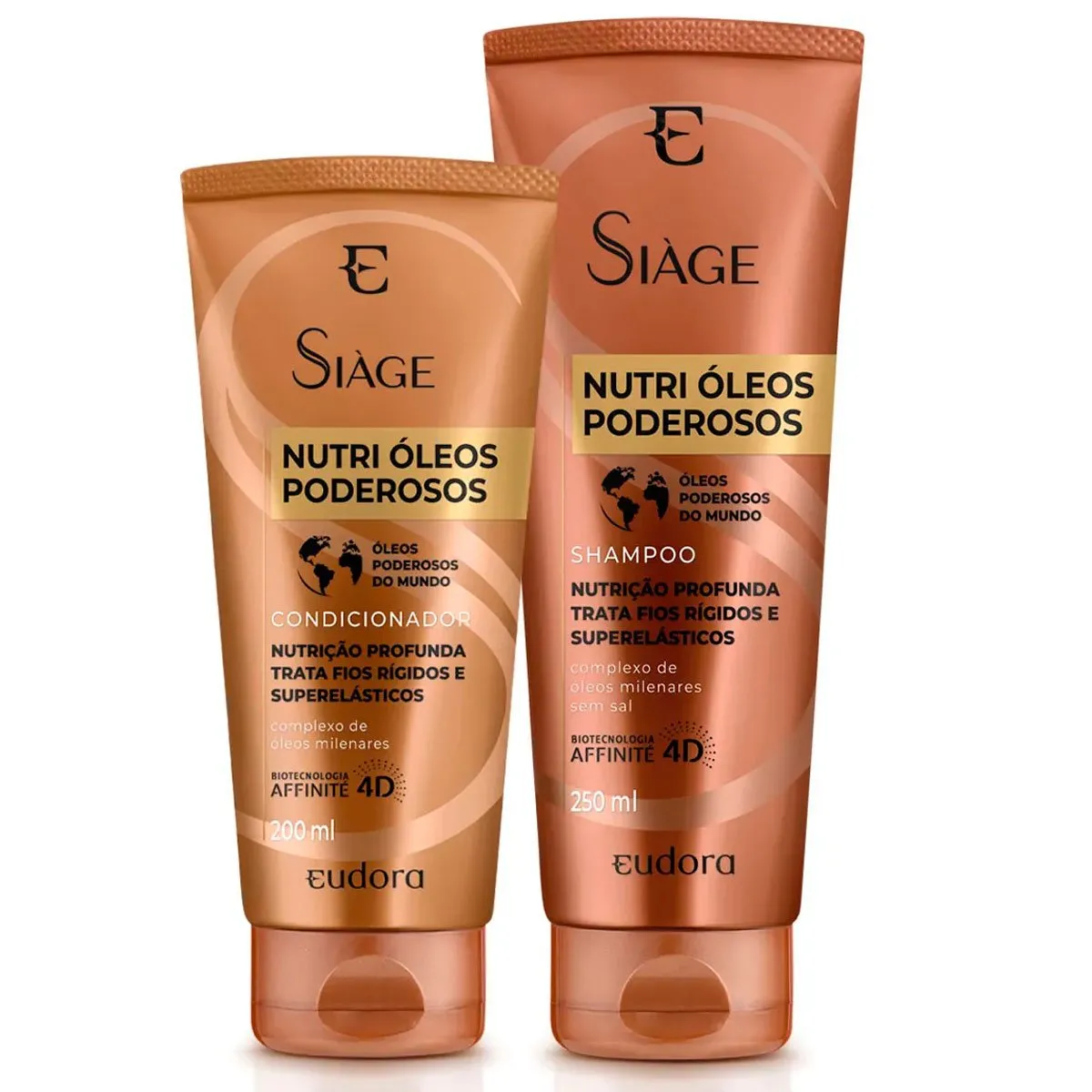 Kit Siàge Nutri Óleos Poderosos Shampoo + Condicionador Eudora