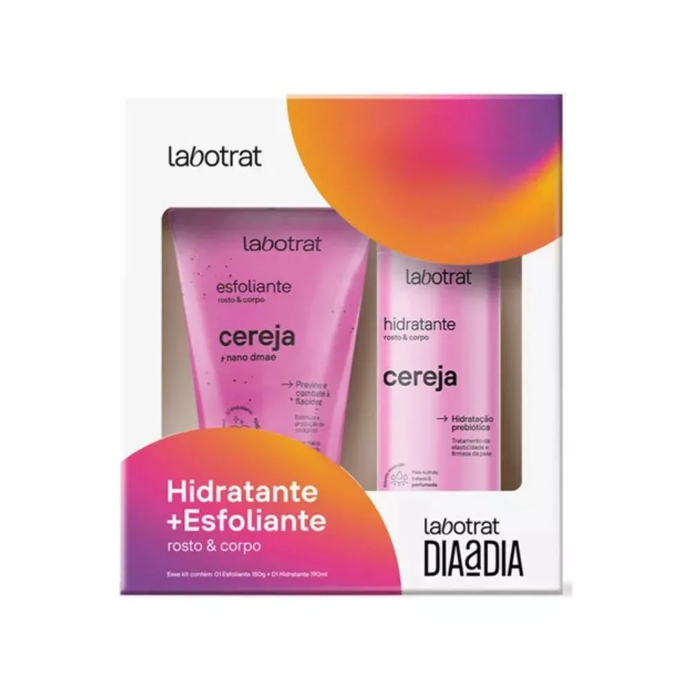 Kit Labotrat Esfoliante 150g + Hidratante Cereja 190ml