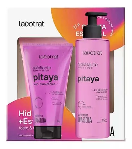 Kit Labotrat Hidratante 190ml + Esfoliante 150g Pitaya