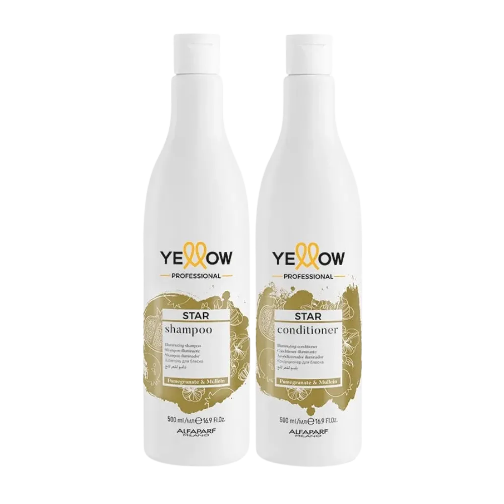 KIT Star Yellow (Shampoo + Condicionador) 35% de DESCONTO