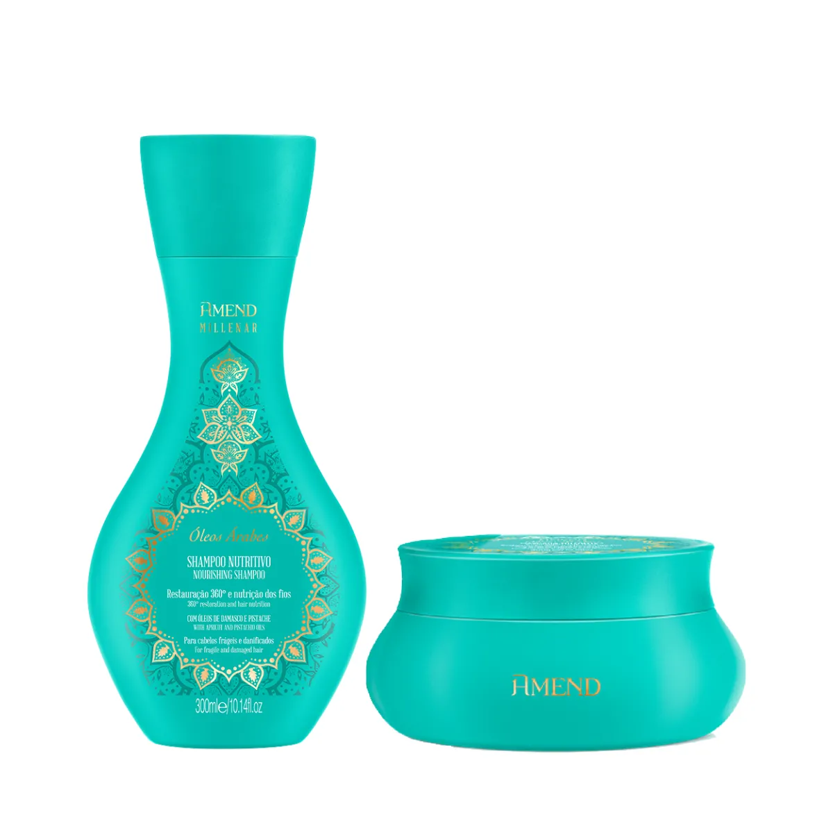 Amend Millenar Óleos Árabes Sh 250ml + Masc 300ml | By Linda
