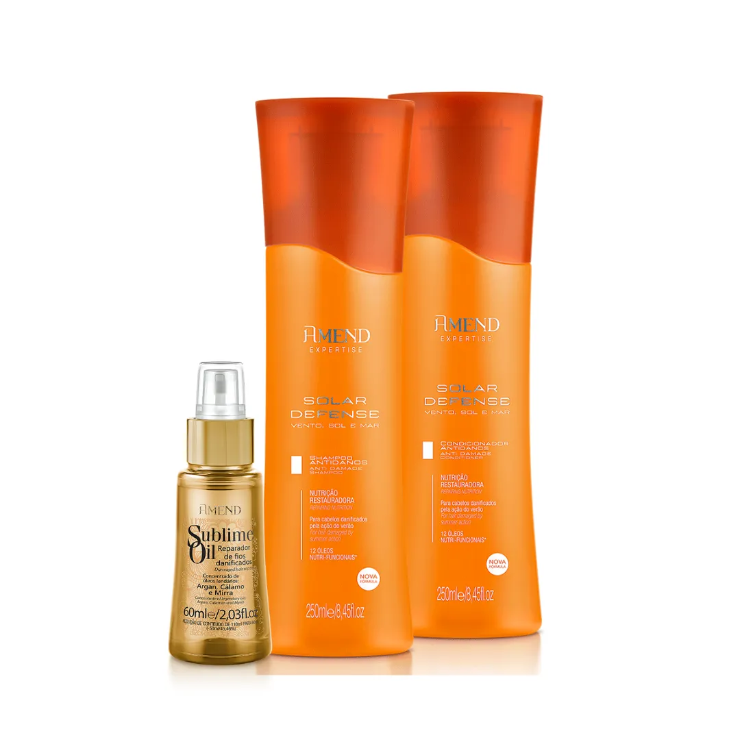 Amend Expertise Solar Defense Sh + Cond + Sublime Oil 60ml