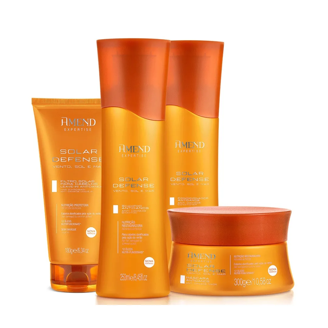 Amend Expertise Solar Defense Sh + Cond + Masc + Leave-in