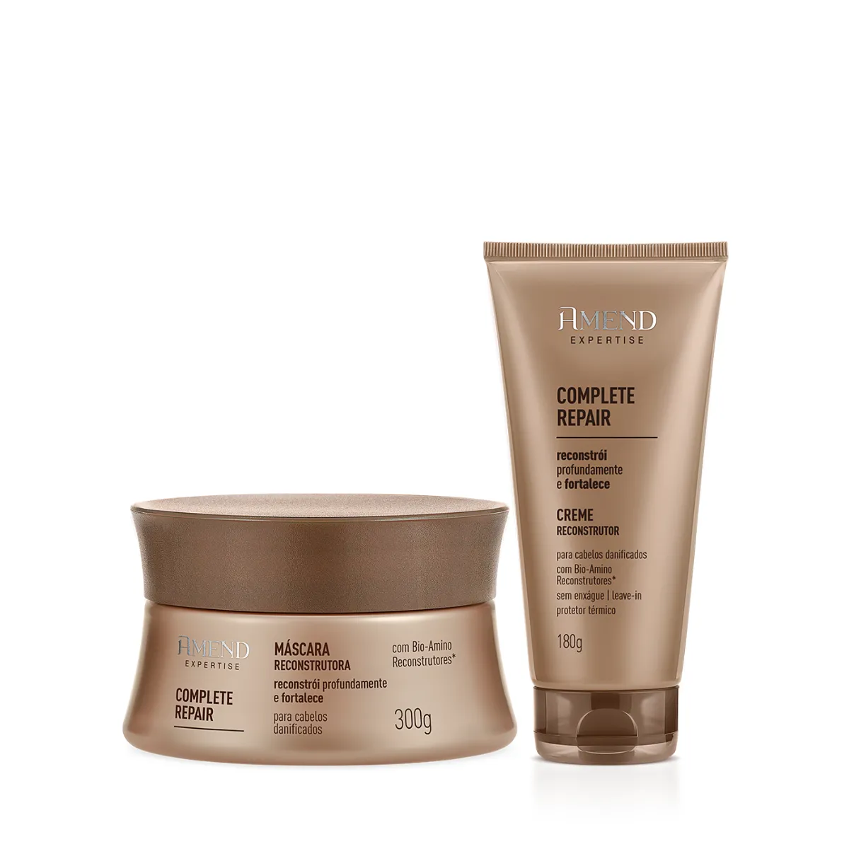 Amend Expertise Complete Repair Masc 300ml + Leave-in 180ml | By Linda
