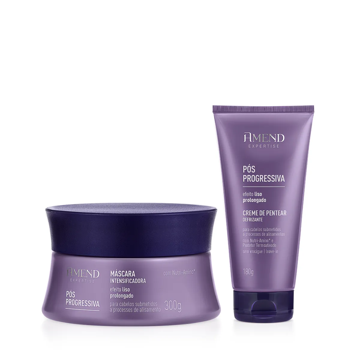Amend Expertise Pós Progressiva Masc 300ml + Leave-in 180ml | By Linda