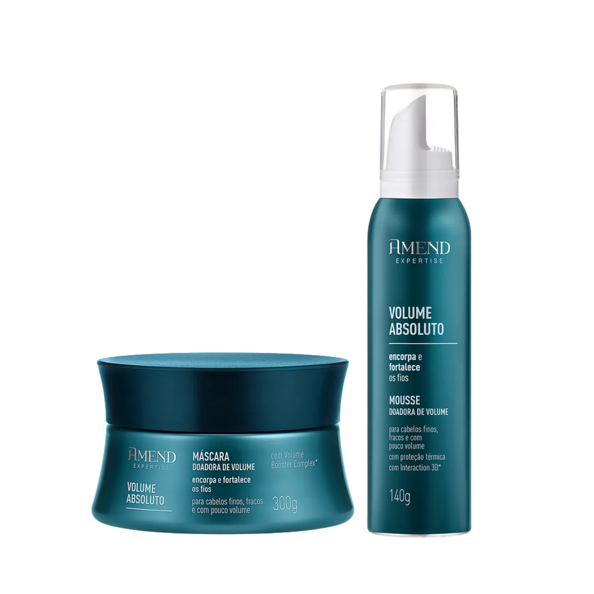 Amend Expertise Volume Absoluto Masc 300ml + Mousse 140ml | By Linda