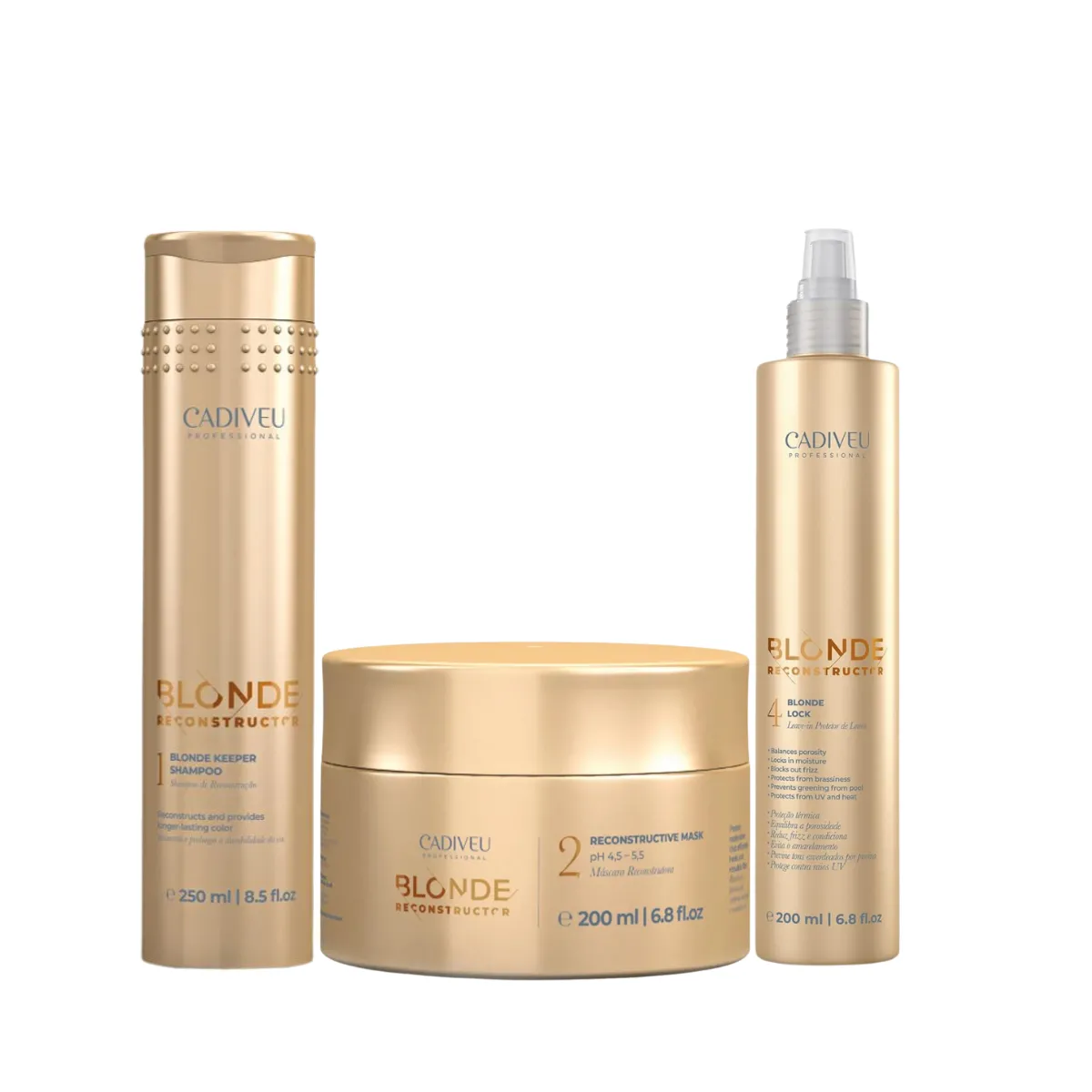 Cadiveu Blonde Reconstructor Duo Reconstrutora + Leave-in