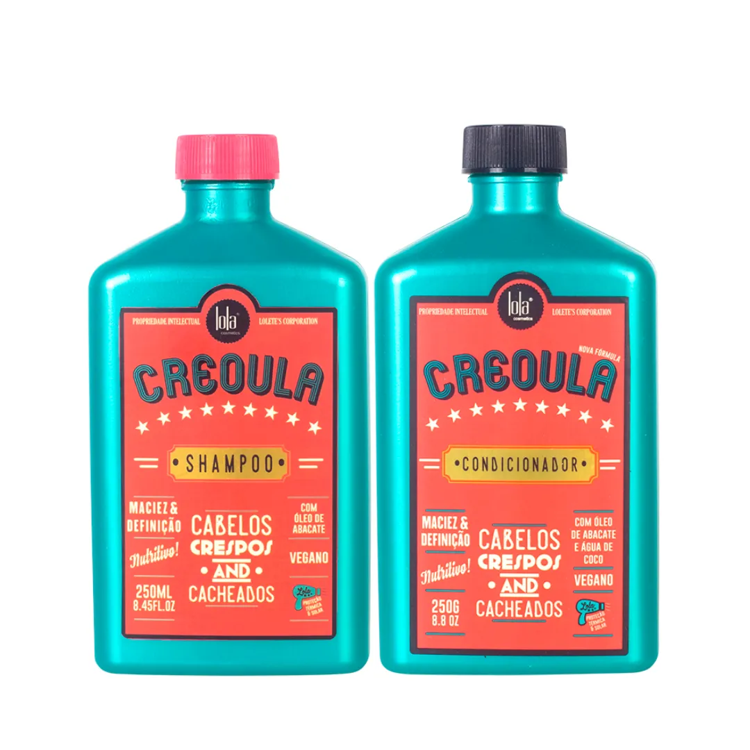 Lola Creoula Crespos e Cacheados Shampoo + Condicionador