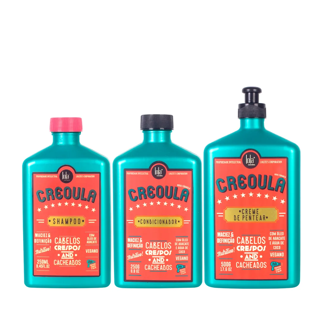 Lola Creoula Shampoo + Condicionador + Creme Pentear