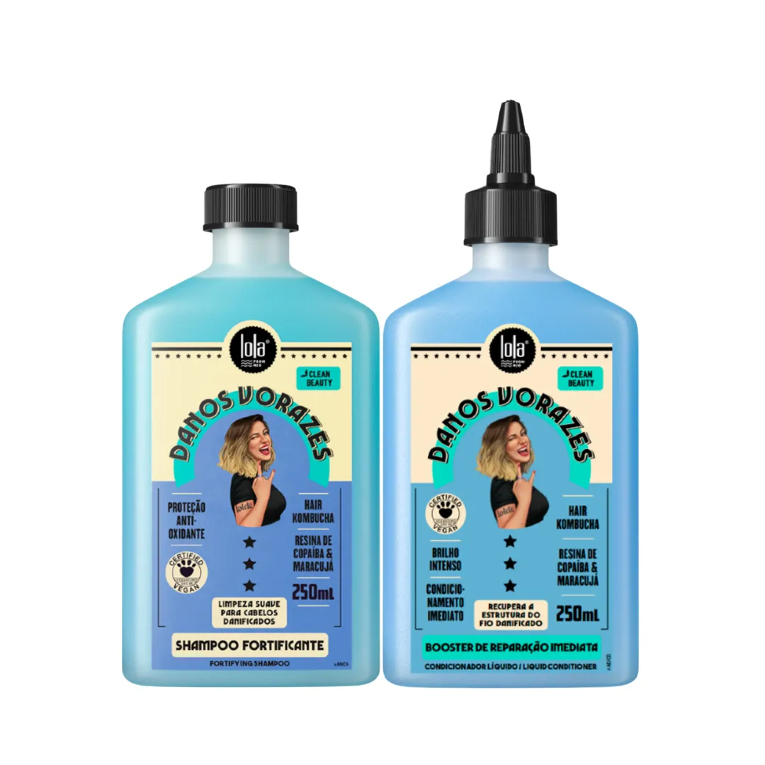 Lola Danos Vorazes Shampoo + Booster Reparação