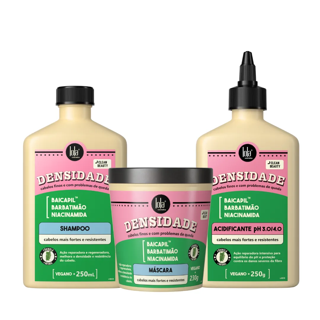Lola Densidade Shampoo + Mascara + Acidificante | ByLinda