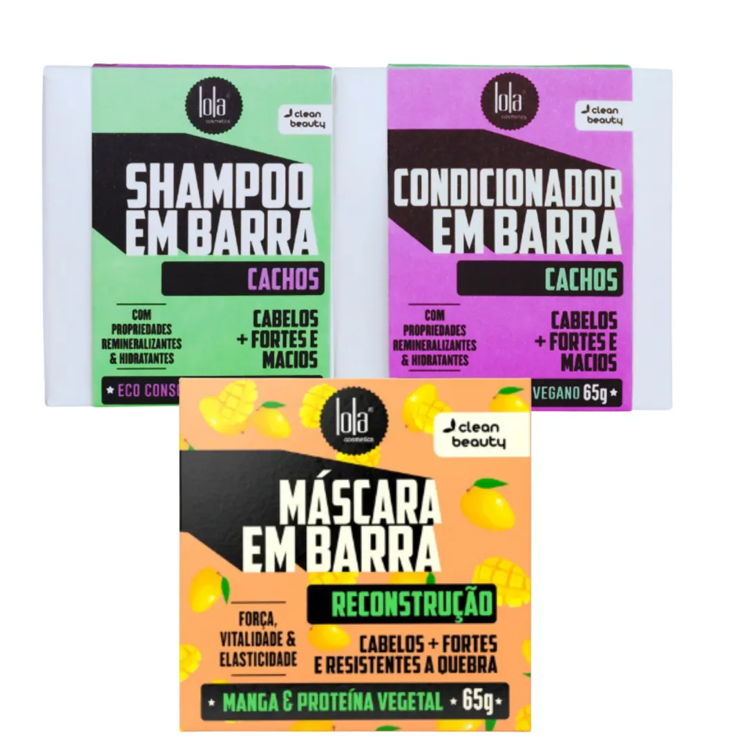 Lola Em Barra Cachos Sh + Cond + Masc Reconstrução |ByLinda