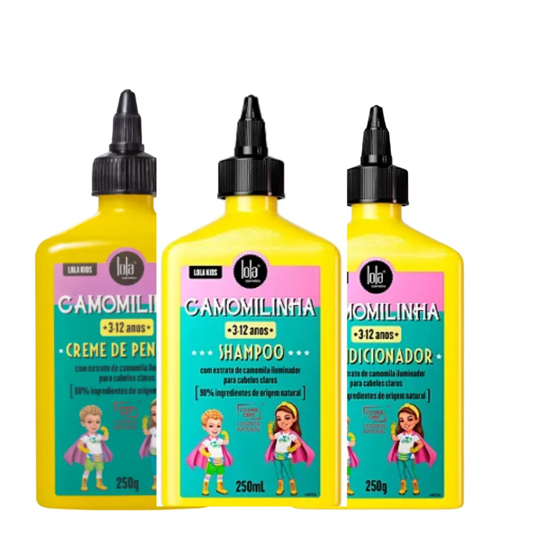 Lola Kids Camomilinha Sh + Cond + Cpp |ByLinda