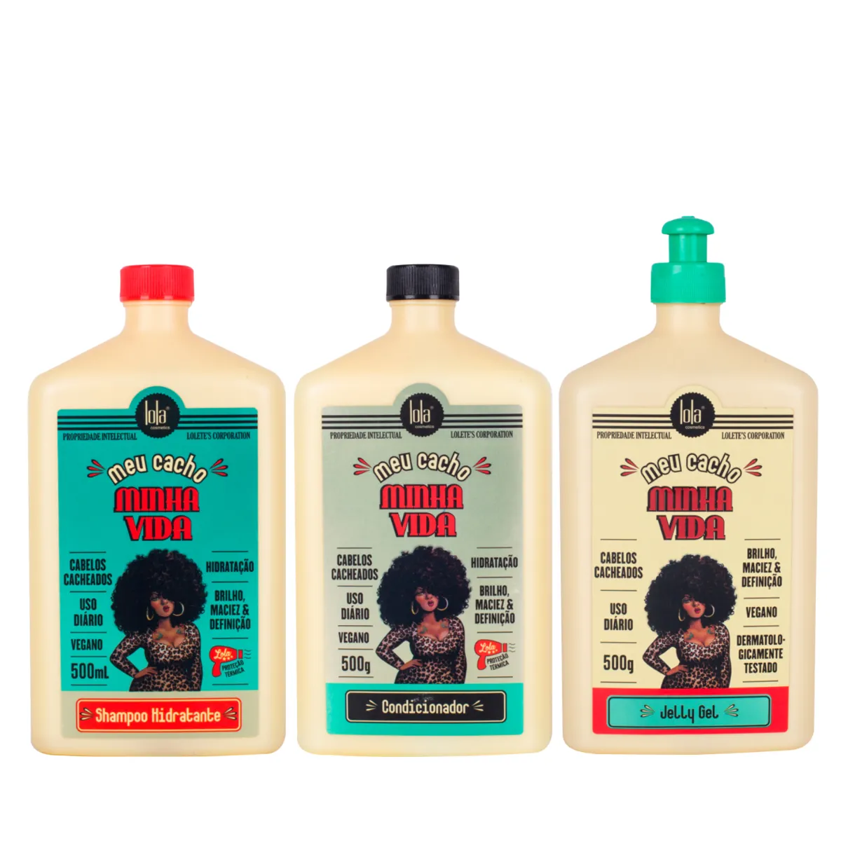 Lola Meu Cacho Minha Vida Sh + Cond + Jelly Gel | Só na Linda