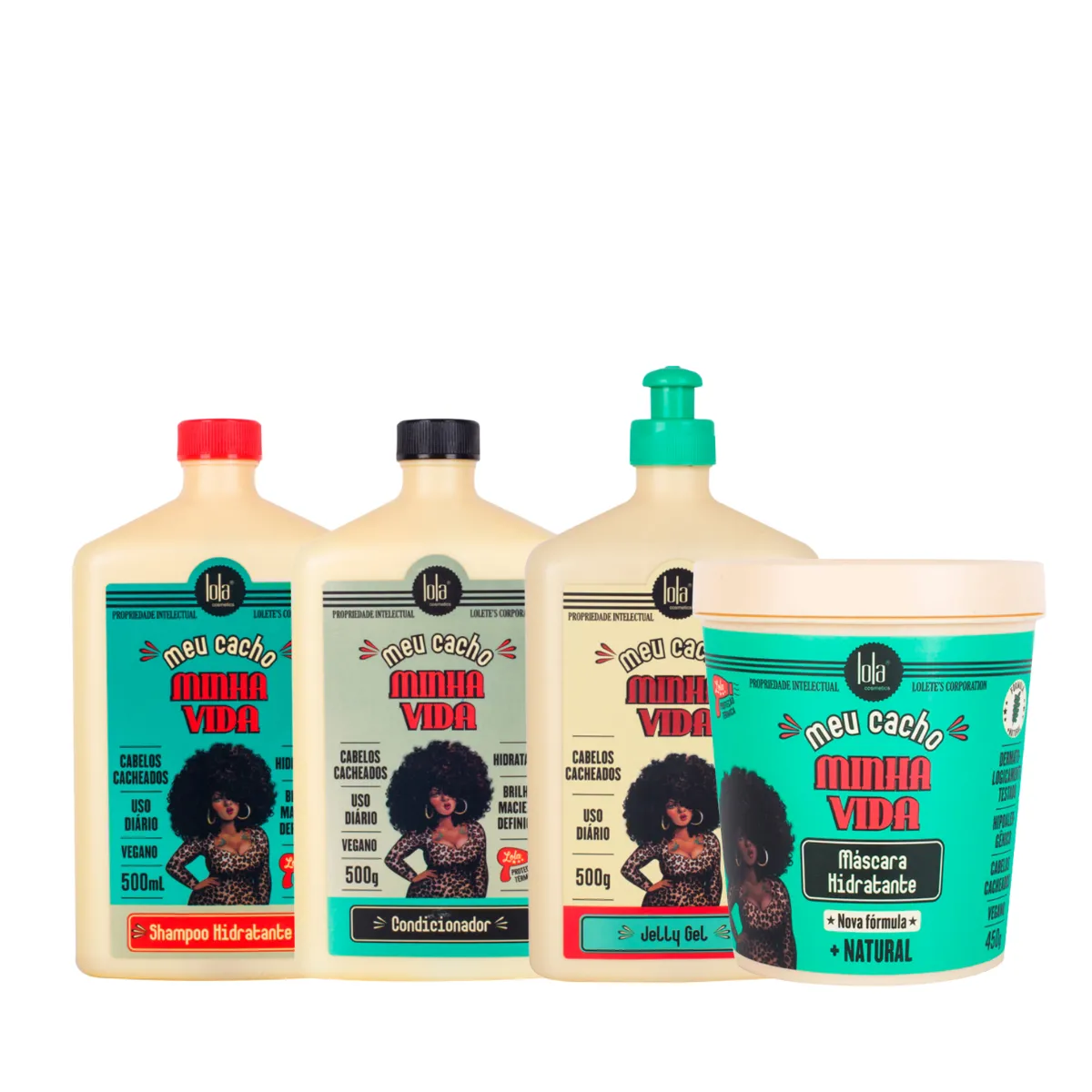 Lola Meu Cacho Minha Vida Sh + Cond + Masc + Jelly Gel |ByLinda