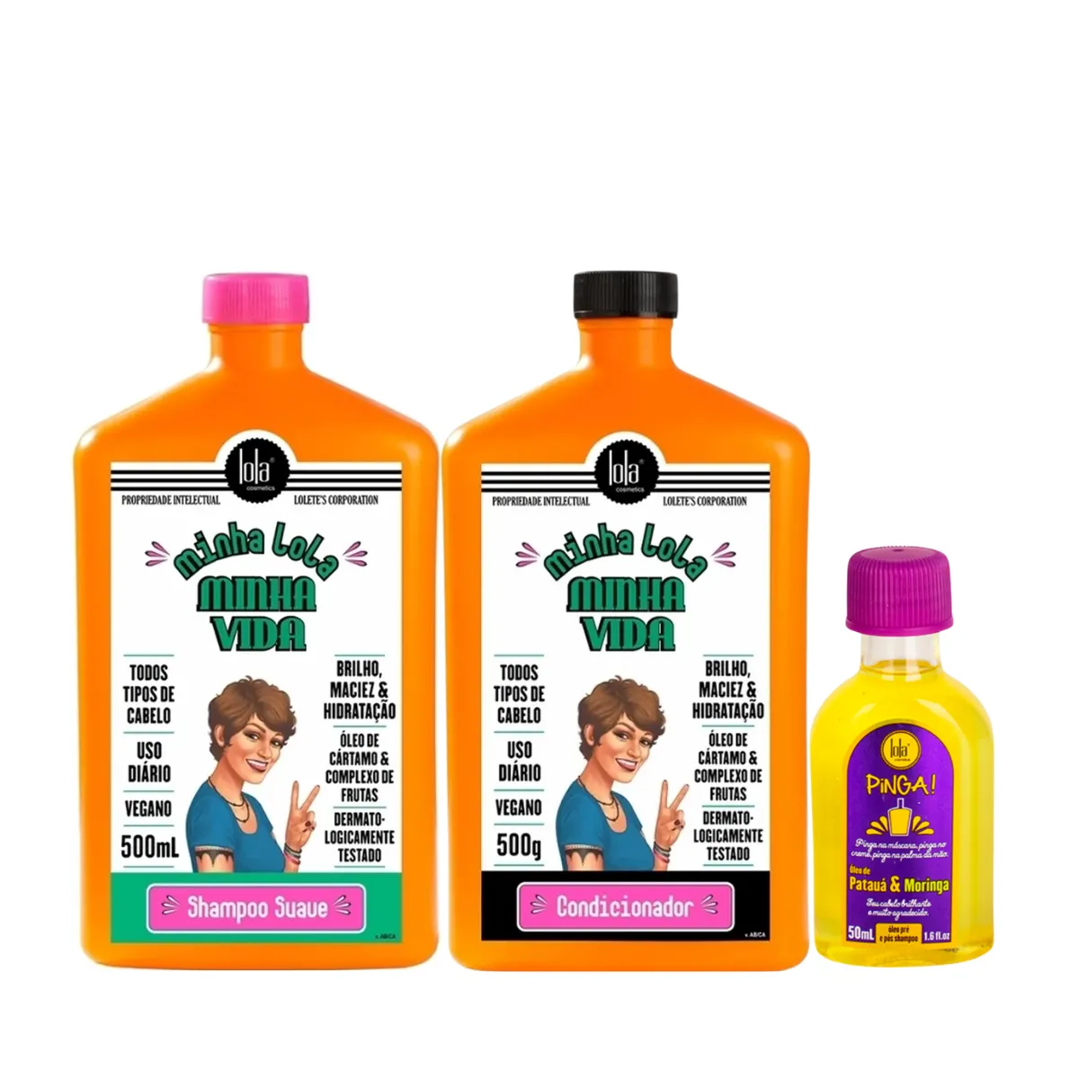Minha Lola Minha Vida Shampoo + Condicionador + Óleo Pataúa