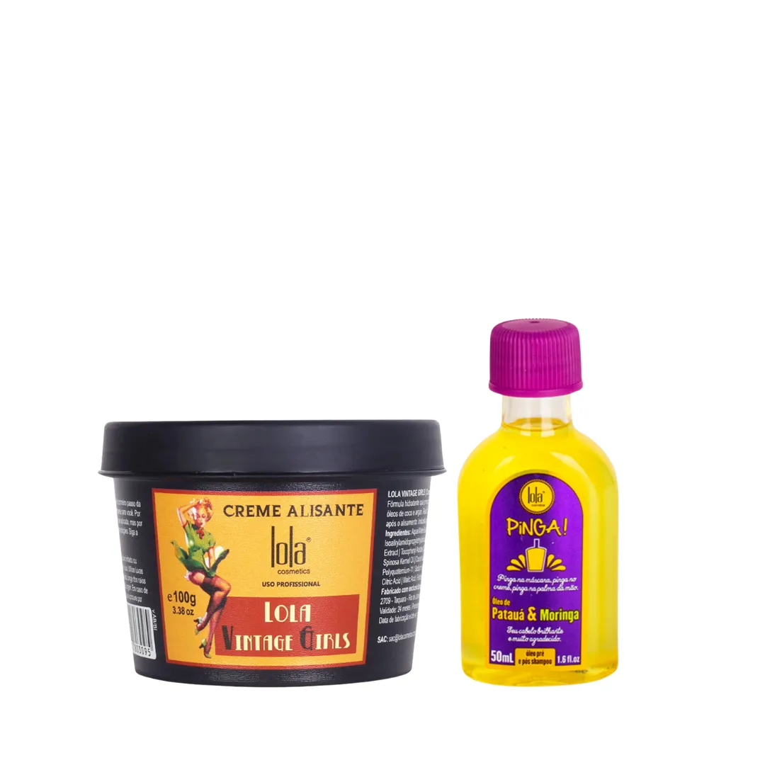 Lola Vintage Girls Alisante + Pinga! Óleo Pataúa |ByLinda