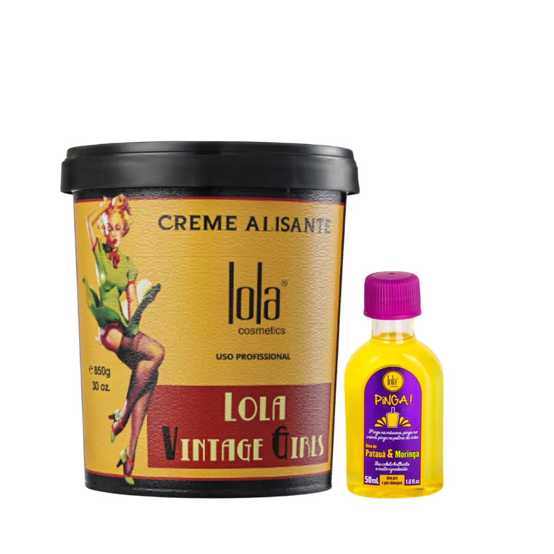 Lola Vintage Girls Alisante + Pinga! Óleo Pataúa |ByLinda
