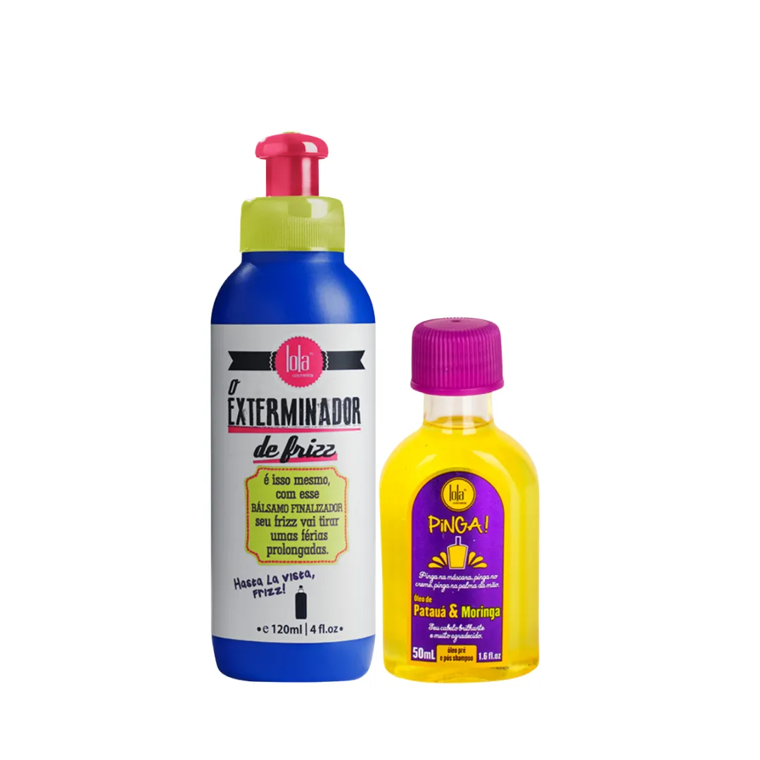 Lola O Exterminador de Frizz Balsámo + Óleo Pataúa e Moringa