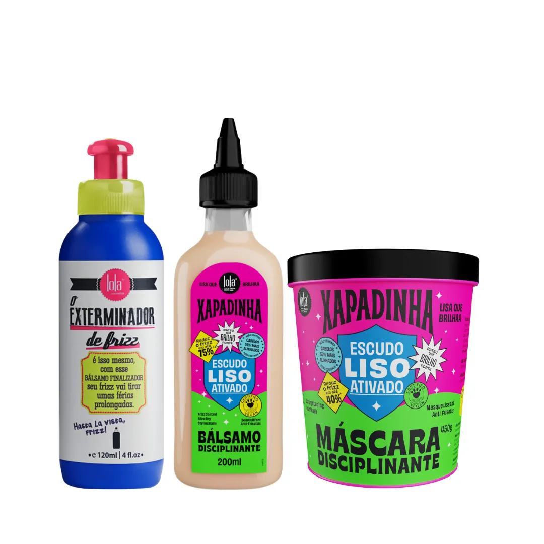 Lola O Exterminador de Frizz + Xapadinha Balsamo + Mascara