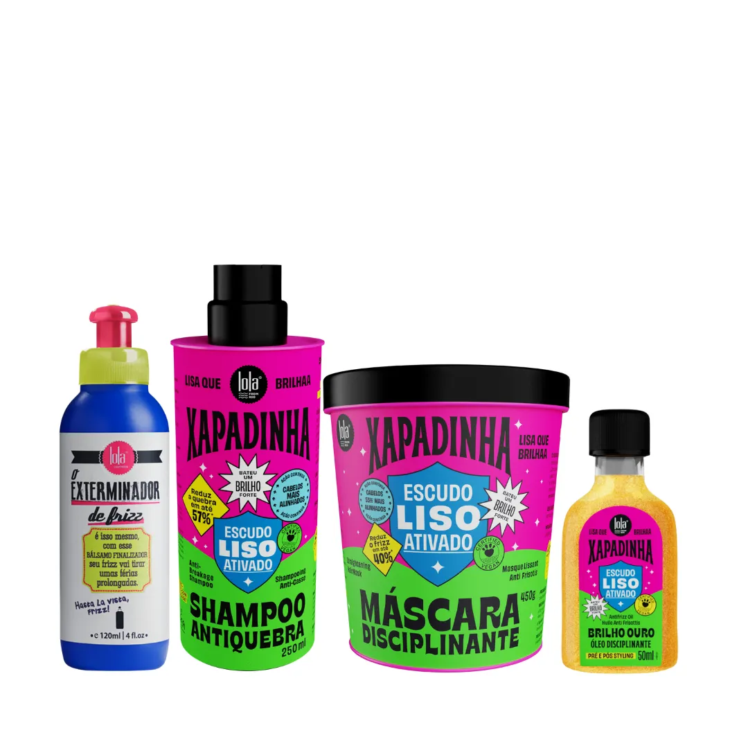 Lola O Exterminador de Frizz + Xapadinha Sh + Mascara + Óleo