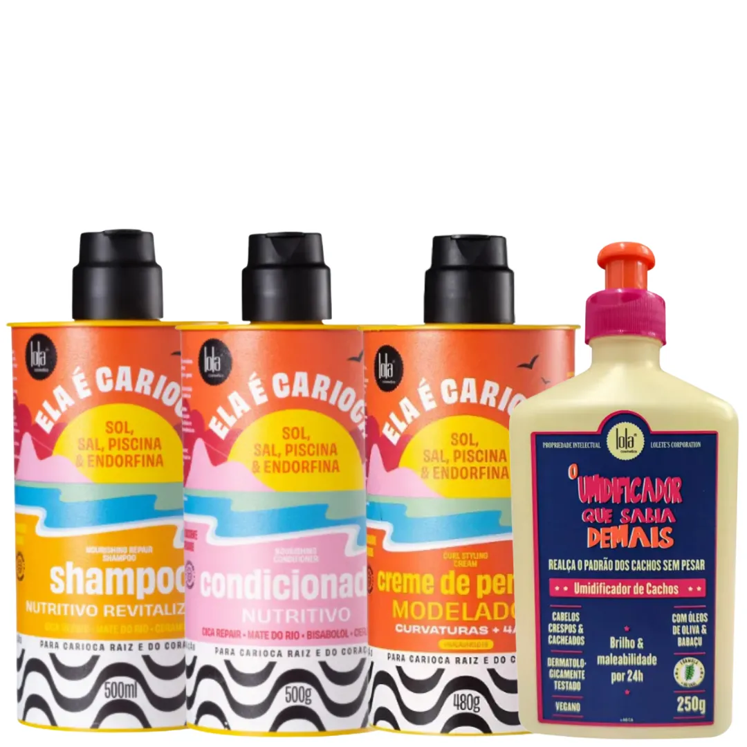 Lola Umidificador + Ela é Carioca Sh + Cond + Cpp 4ABC