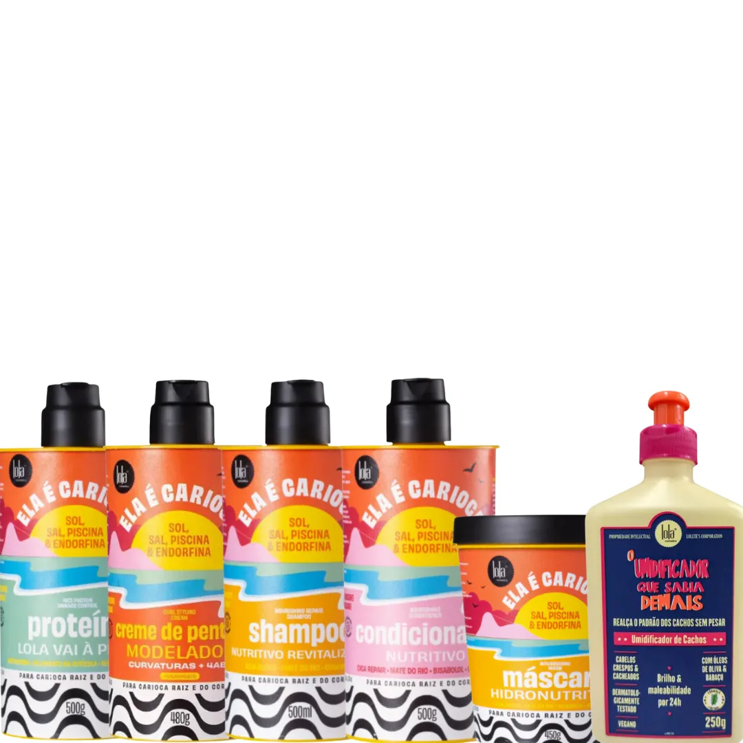 Lola Umidificador+Ela é Carioca Sh+Cond+Masc+Cpp4ABC+Proteína