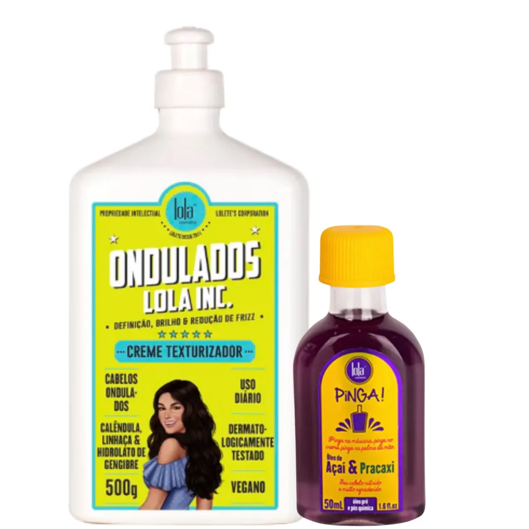 Lola Ondulados Creme Texturizador + Óleo Açaí e Pracaxi