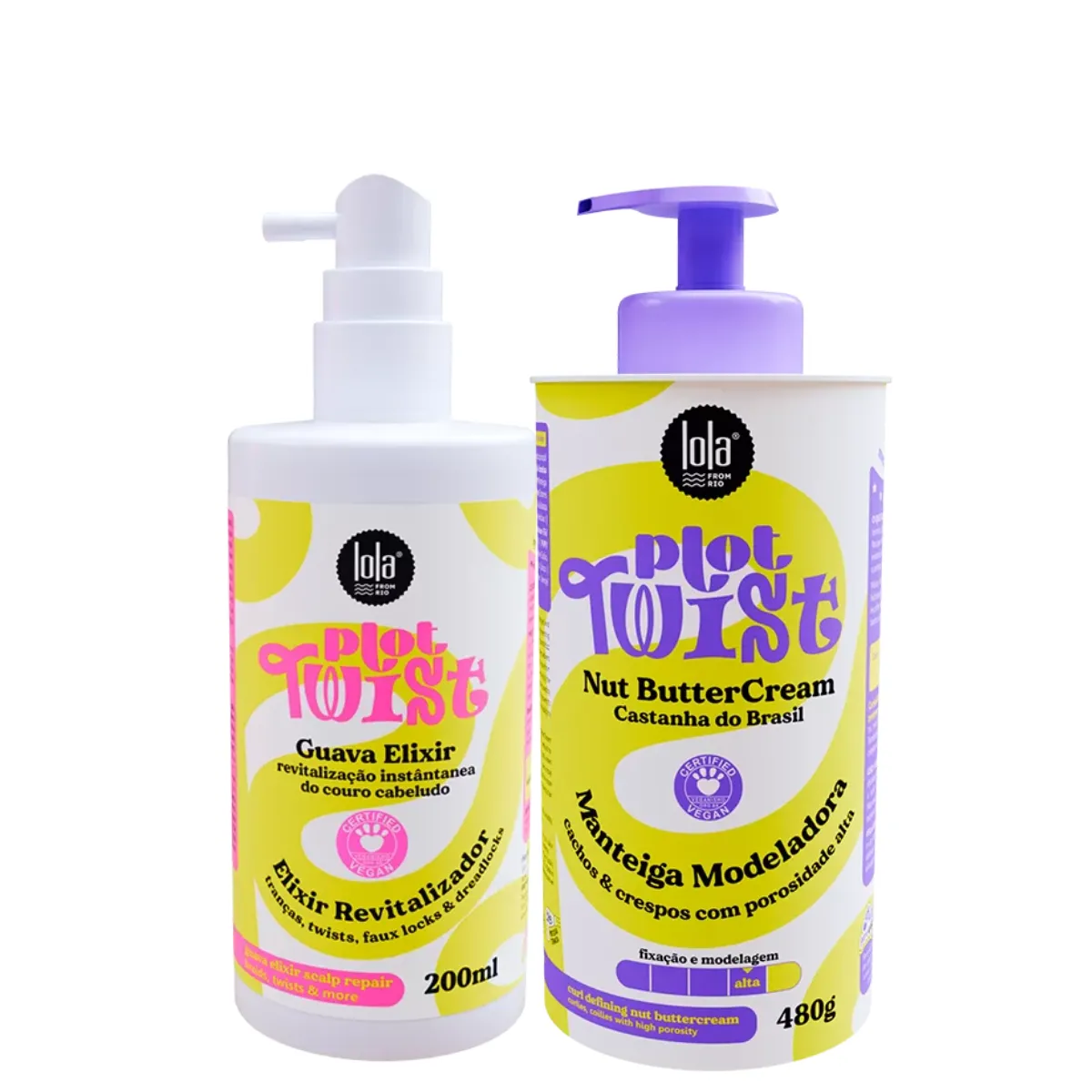 Lola Plot Twist Guava Elixir Revitalizador +  Manteiga Modeladora