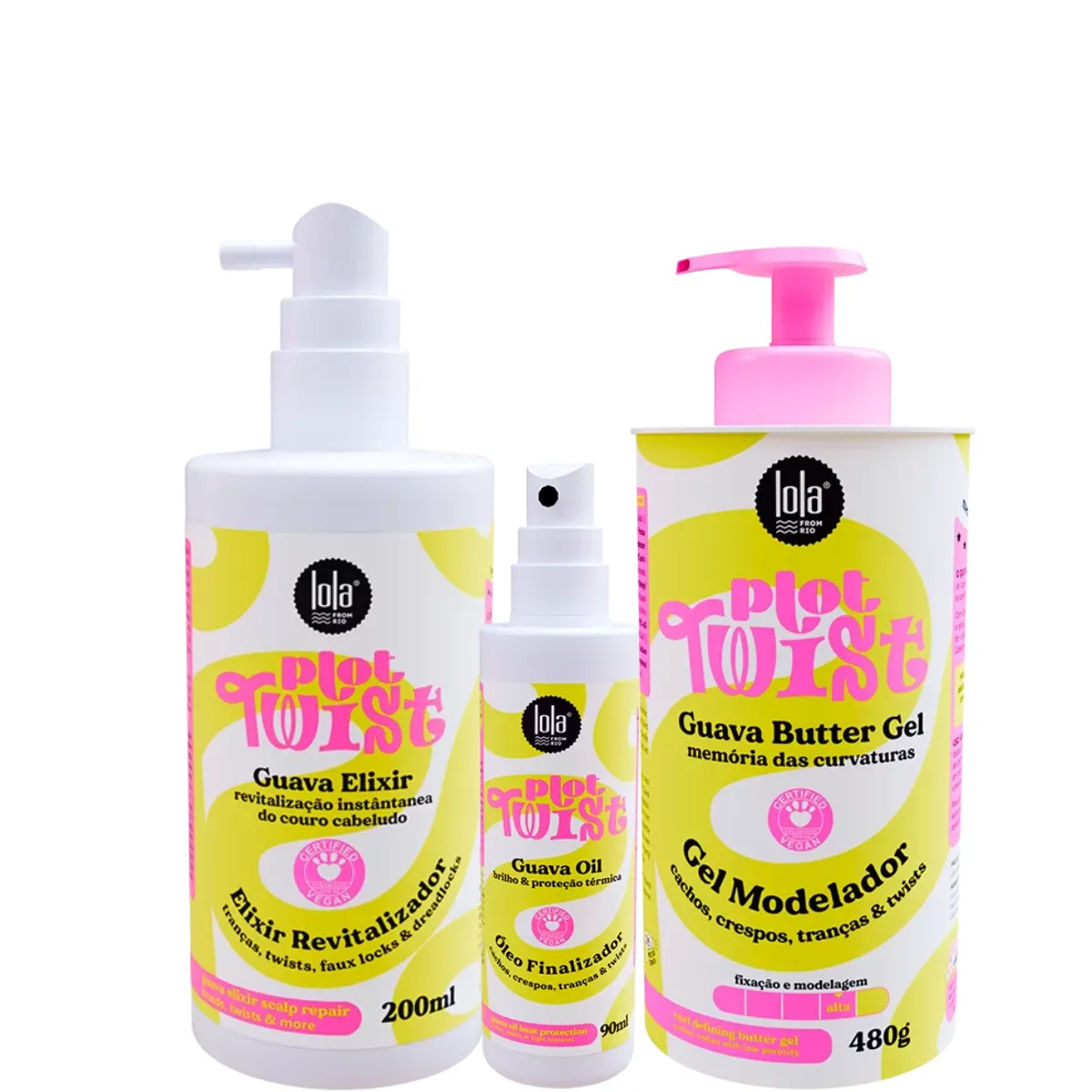 Lola Plot Twist Elixir Revitalizador + Oil + Gel Modelador