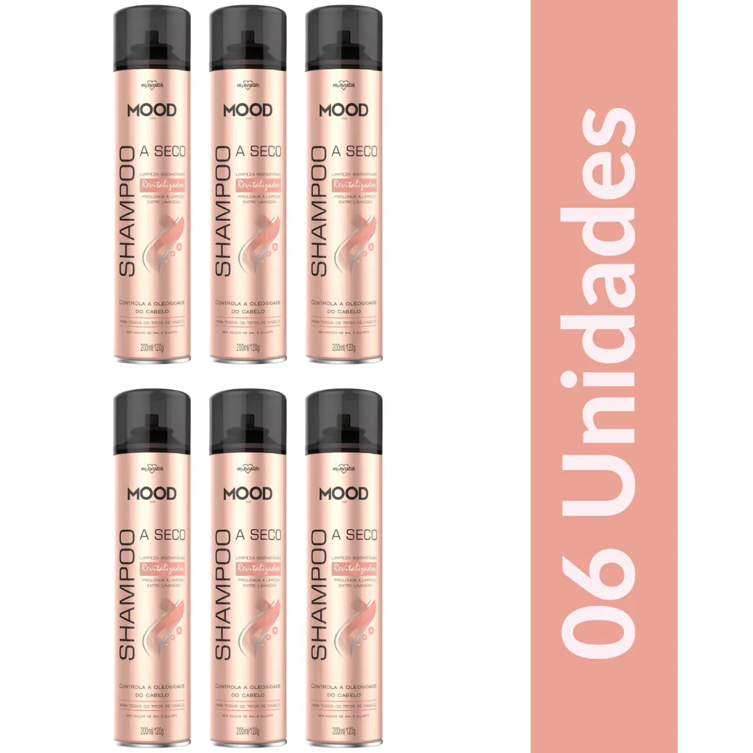 Mood Spray Shampoo a Seco 200ml - 06 unidades | Só na Linda