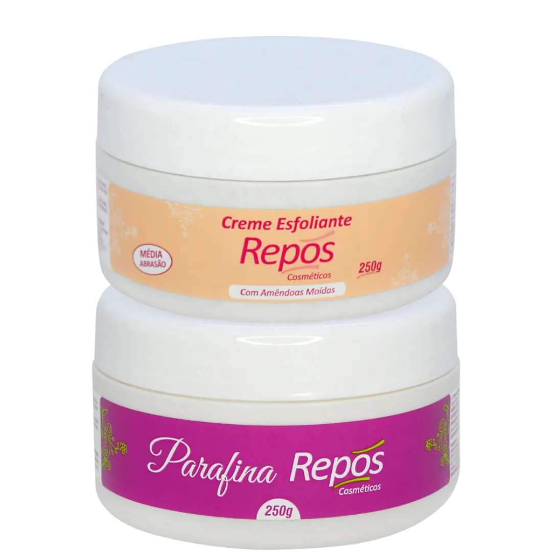 Kit Repos Esfoliante 250ml + Parafina 250ml | ByLinda